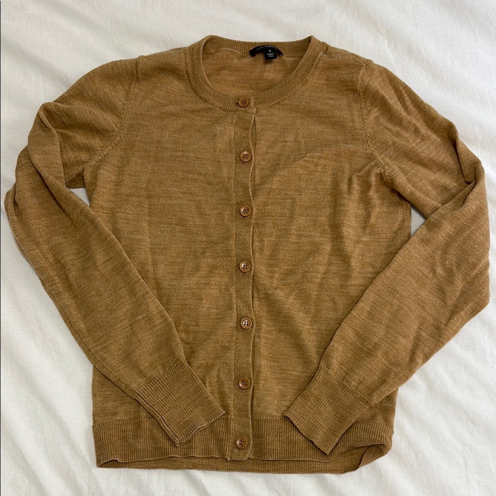 The Limited Tan Knit Cardigan